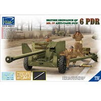 Riich Models Ordinance QF 6-pdr Mk.iV Infantry Anti Tank Gun 1/35
