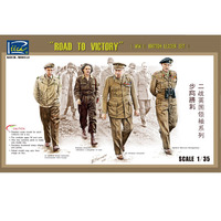 Riich Models WWII British Leader Set Road To Victory  1/35