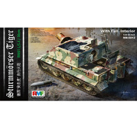 Ryefield Sturmmorser Tiger W/full Interior & Workable Tracks   1/35