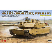 Ryefield M1A2 Tusk I/ Tusk II W/full Interior 1/35