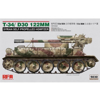 Ryefield T-34/D-30 122mm Syrian Self Propelled Howitzer 1/35