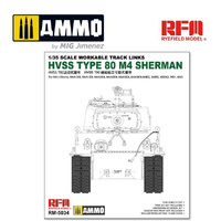 Ryefield HVSS T80 Track For M4 Sherman  1/35