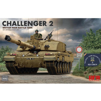 Ryefield British Battle Tank Challenger 2 With Workable Track Links  1/35