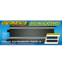 Scalextric C8526 Track Extension Pack - 4 Straights