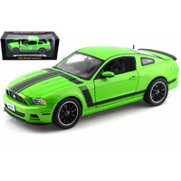 Shelby Ford Mustang 302 2013 Boss Green/ Black 1/18