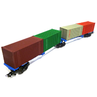 SMR Twin Container Wagon Bogie (HO)