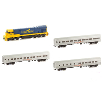 SMR Indian Pacific C30 Loco & 3 Budd Cars (HO)