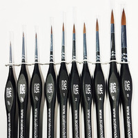 SMS Sable 10x BRUSH SET (Contains BRSH01-10)