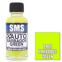 SMS PA01 Auto Colour BARBADOS GREEN 30ml