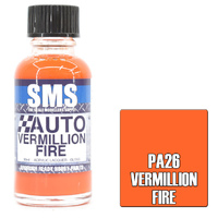 SMS PA26 Auto Colour VERMILLION FIRE 30ml