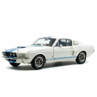 Solido Shelby Mustang GT500 1967 White/ Blue Stripes  1/18