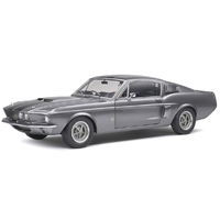Solido 1802905 1967 Shelby GT 500 Grey With Black Stripes  1/18