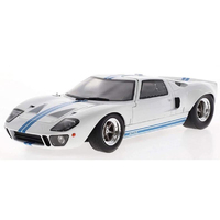 Solido Ford GT 40 MKI 1968 White With Blue Stripes 1/18