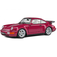 Solido Porsche 911 (964) Turbo Sternrubin 1991   1/18