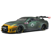 Solido Nissan GT-R (R35) With Liberty Walk Army Fighter Body 2.0  1/18