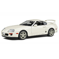 Solido Toyota Supra MK4 A80 1993 Targo Roof White 1/18