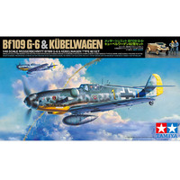 Tamiya Messerschmitt Bf109 G-6 & Kübelwagen Type 82 Set  1/48