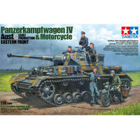 Tamiya 25209 German Panzer IV Ausf.G Early & Motorcycle 1/35