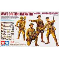 Tamiya WW1 British Infantry W/Small Firearms Set 1/35