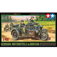 Tamiya German Bike & Sidecar 1/48