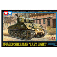 Tamiya US M4A3E8 Sherman Easy Eight Tank 1/48