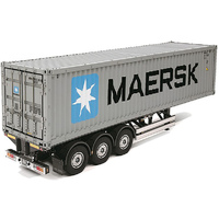 Tamiya Trailer With 40FT Container (Kit only)1/14