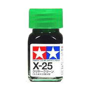 Tamiya X25 Clear Green           Enamel   10ml