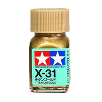 Tamiya X31 Titanium Gold       Enamel   10ml