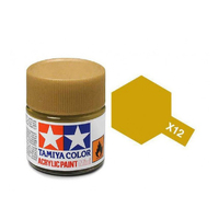 Tamiya 81512 X12 Gold Leaf             M/Acrylic   10ml