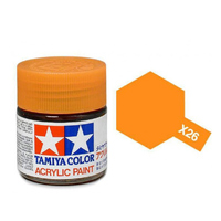 Tamiya X26 Clear Orange      M/Acrylic   10ml