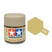 Tamiya X31 Titanium Gold      M/Acrylic   10ml