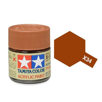 Tamiya X34 Metallic Brown      M/acrylic   10ml