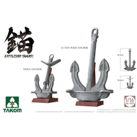 Takom Battleship Yamato Main Anchor And Stern Anchor  Kit 1/16