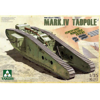 Takom WWI Heavy Battle Tank Mark IV Male Tadpole W/ Mortar  1/35