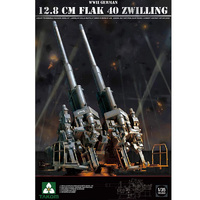 Takom WWII German 12.8cm Flak 40 Zwilling  1/35