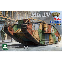 Takom WWI Heavy Battle Tank MkiV 2 In 1 Workable Tracks 1/35