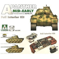 Takom WWII German Medium Tank Sd.Kfz.171 Panther Mid Early 1/35