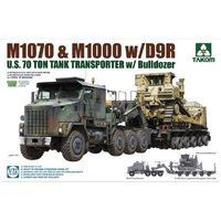 Takom US M1070 & M1000 W/ D9R 70 Ton Tank Transporter 1/72