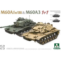 Takom 5022 M60A1  W/ Era & M60A3 1 + 1  1/72