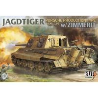 Takom Agdtiger Porsche Production Type Sd.Kfz.186 With Zimmerit   1/35