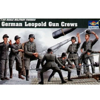Trumpeter Gun Crew Leopold  ( 8) 1/35