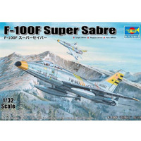 Trumpeter F-100F Super Sabre Model Kit  1/32