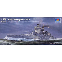 Trumpeter Hms Warspite 1942 1/700