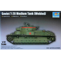 Trumpeter Soviet T-28 Medium Tank (Welded) 1/72