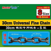 Trumpeter 50cm Universal Fine Chain S Size 0.6mmx1.0mm