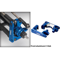 Traxxas Caster Blocks Left & Right Blue