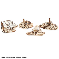 Ugears 70020S Wooden Ship Fidgets (56 pc)