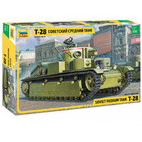 Zvezda Heavy Tank T-28 Kit  1/35