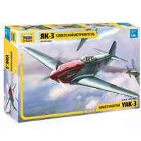 Zvezda Yak-3 Soviet Wwii Fighter 1/48