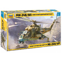 Zvezda MIL MI-24V/VP ( HIND) Combat Helicopter 1/48